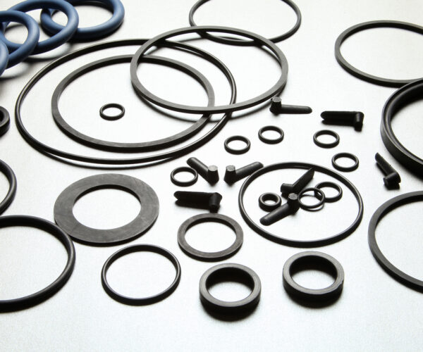 Rubber o-ring. Rubber sealing rings for joint seals.